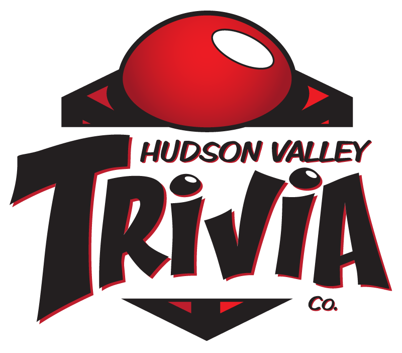 logo for Hudson Valley Trivia Co, presenting gameshow-style buzzer trivia nights and music bingo events in new york and massachussetts