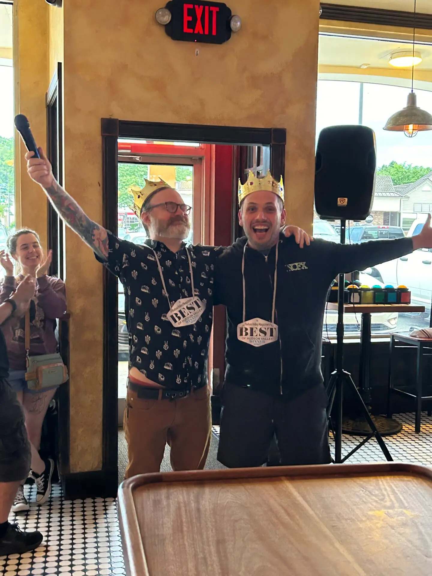 Trivia Host JB and Paul voted best trivia night in the 2024 2025 best of the hudson valley readers poll from hudson valley magazine