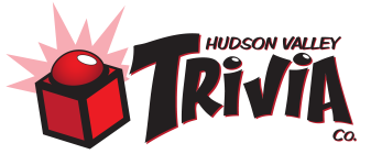 logo for Hudson Valley Trivia Co, presenting gameshow-style buzzer trivia nights and music bingo events in new york and massachussetts